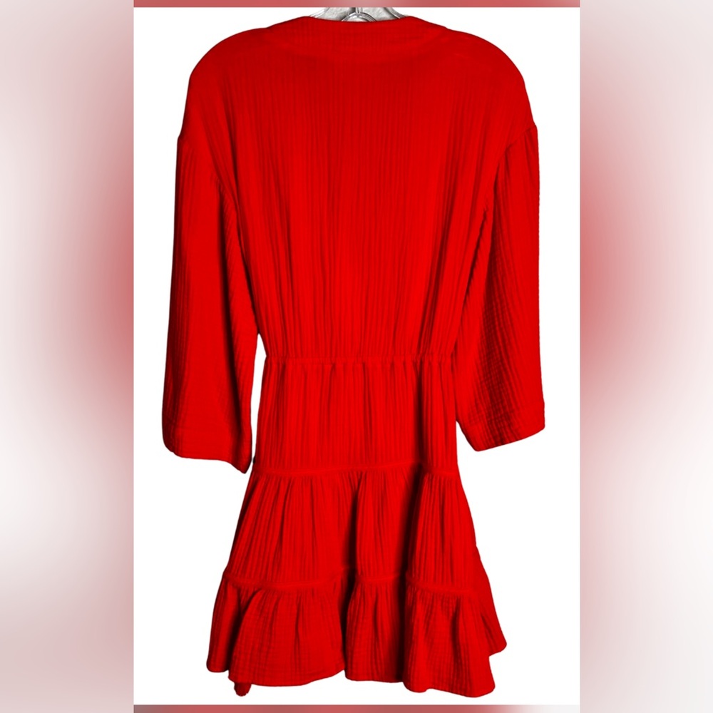 Cinq à Sept Vibrant Red Women's Robe - Picture 6 of 9